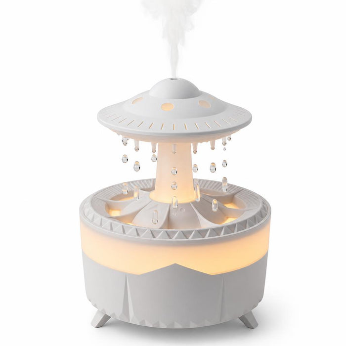 Humidificador nube de lluvia con sonido de agua