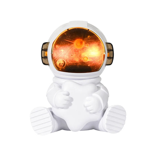 Creative Astronaut Model Humidifier Cotton Swab Air Humidifier Home Quiet USB Rechargeable Home Desktop Gift Star Moon Diffuser