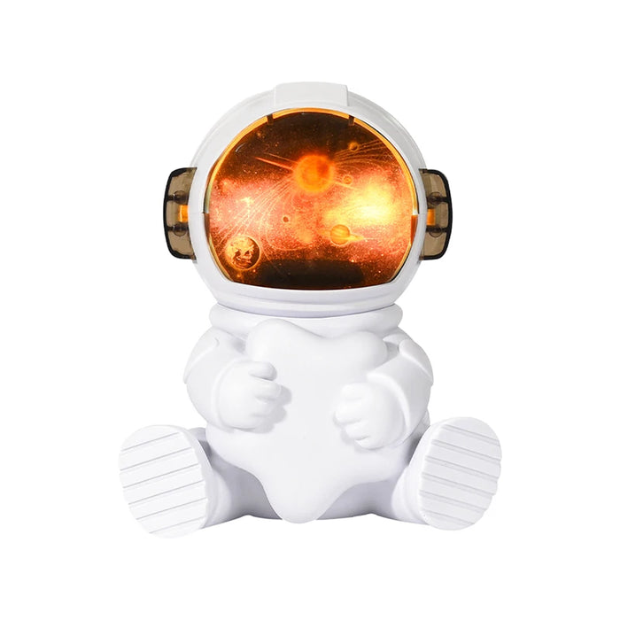Creative Astronaut Model Humidifier Cotton Swab Air Humidifier Home Quiet USB Rechargeable Home Desktop Gift Star Moon Diffuser